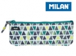 Piórnik MILAN płaski mały GEO zielony