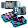 Piórnik na zamek z klapkami z wyposażeniem Littlest Pet Shop