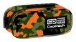 Piórnik saszetka podwójna prostokątna CoolPack Clever Camouflage Orange