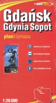 Plan Miasta. Gdańsk, Gdynia, Sopot 1:26 000 papierowa