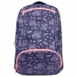 Plecak Milan duży Flowers niebieski 28l