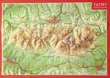 Pocztówka Tatry mapa plastyczna