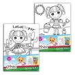 Podobrazie z nadrukiem do malowania Lalaloopsy