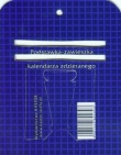 Podstawka-zawieszka do kalendarza zdzieranego KL5  ZA07