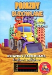 Pojazdy budowlane. Książka z szablonami