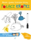 Połącz kropki mazak z gumką i ścieralne strony