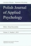Polish Journal of Applied Psychology 11 nr 1 2013