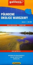 Północne okolice Warszawy Mapa turystyczna 1: 50 000