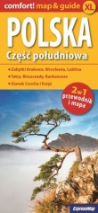 Polska Część południowa 2w1 przewodnik i mapa