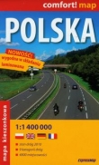 Mapa samochodowa.  Polska. 1:1 400 000 Midi  Laminowana