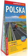 Polska Mapa samochodowa 1:750 000