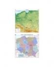 Polska mapa ścienna Ogólnogeograficzna / Administracyjna