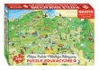 Polska Młodego Odkrywcy puzzle dla dzieci