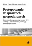 Postępowanie w sprawach gospodarczych