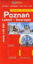 Poznań, Luboń, Swarzędz plan miasta 1:25 000