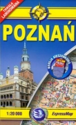 Plan miasta.  Poznań 1:20 000  Midi Laminowany kieszonkowy
