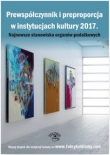 Prewspółczynnik i preproporcja w instytucjach kultury 2017 Najnowsze stanowiska organów podatkowych
