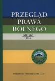Przegląd Prawa Rolnego 1(14) 2014