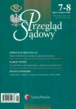 Przegląd Sądowy  2008/07-08