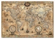 Puzzle 1000 Świat mapa stylizowana