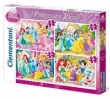 Puzzle 12+20+24+35 Księżniczki
