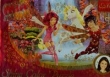Puzzle 160 Mia and Me Shine color puzzle Przy wodospadzie