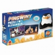 Puzzle 2 w 1 Pingwiny z Madagaskaru