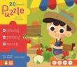 Puzzle 20 elementów Owoce i warzywa