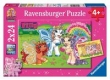 Puzzle 2x24 Filly Magiczny świat
