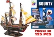 Puzzle 3D Kreatywne Duży Statek Bounty 125pcs