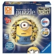 Puzzle 3D Minionki kuliste 72 Lampka