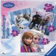 Puzzle 3w1 25+36+49 Kraina Lodu