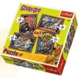 Puzzle 4w1 Przygody Scooby-Doo