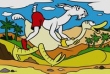 Puzzle 90 Szalony wyścig Przygody Koziołka Matołka