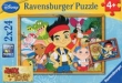 Puzzle Disney Jake i poszukiwanie skarbów 2x24