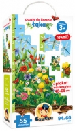 Puzzle do liczenia Łąka