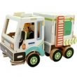 Puzzle drewniane Auto do czyszczenia