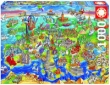 Puzzle Europejski świat 1000