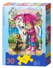 Puzzle konturowe Rainy Day with Friends 30