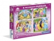 Puzzle Księżniczki 20+60+100+180