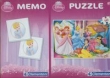 Puzzle Księzniczki 60 + Memo