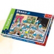 Puzzle Maxi 24 Smerfy W szkole