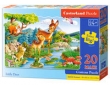 Puzzle Maxi Konturowe: Little Deers 20