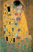 Puzzle Metalizowane Klimt, Pocałunek, 1000