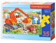 Puzzle Orange Excavator 35