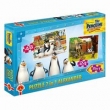 Puzzle Pingwiny z Madagaskaru 2 w 1