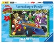 Puzzle podłogowe 24 Mickey i raźni rajdowcy