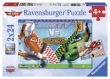 Puzzle Samolot Dusty Odważny Lot 2 x 24