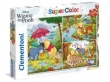 Puzzle Supercolor Kubuś Puchatek 3x48