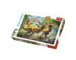 Puzzle Walczące Tyranozaur 160